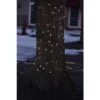 Northlight Net Style LED Tree Trunk Wrap Christmas Lights - 2' X 8' - Pure White - Brown Wire
