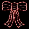 Northlight Lighted Bow Window Silhouette Christmas Decoration - 14" - Red Lights