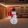 Northlight 4' Lighted Pop-Up Snowman Outdoor Christmas Decoration