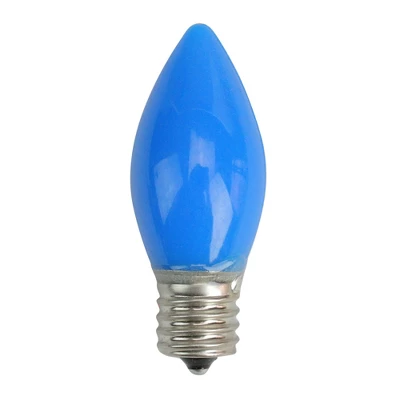 Northlight Pack Of 4 Opaque Blue C9 Christmas Replacement Bulbs 1 Northlight Pack Of 4 Opaque Blue C9 Christmas Replacement Bulbs