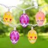 Northlight 10-Count Pastel Multi-Color Easter Egg String Light Set, 7.25ft White Wire