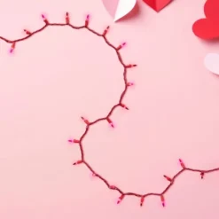 Northlight Mini Christmas Light Set - Red And Pink - 10' Red Wire - 50ct -Holiday Decoration Store GUEST c53445c0 a520 4903 99f7 329cadc927c8