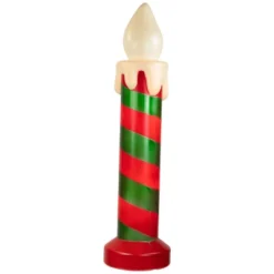 Northlight Lighted Striped Candle Blow Mold Outdoor Christmas Decoration - 40" -Holiday Decoration Store GUEST c66993e9 ffd6 40e5 b552 d20ab87875e5
