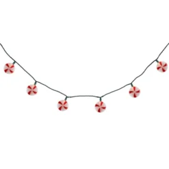 Northlight 10-Count Peppermint Candies Christmas Lights - 6ft Green Wire -Holiday Decoration Store GUEST c7567723 41a9 4ab2 9649 6c6204aee544