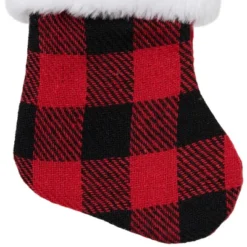 Northlight 7" Red And Black Plaid Print Christmas Stocking With Faux Fur Cuff 7 Northlight 7" Red And Black Plaid Print Christmas Stocking With Faux Fur Cuff -Holiday Decoration Store GUEST c793016b facb 4a15 a6b6 9610bba098a7