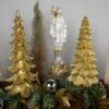 Northlight Metallic Woodland Layered Christmas Tree Decoration - 9.5" - Gold Finish