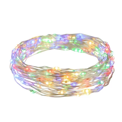 Northlight 100ct Multi-Color LED Micro Fairy Lights, 16ft Copper Wire 1 Northlight 100ct Multi-Color LED Micro Fairy Lights, 16ft Copper Wire