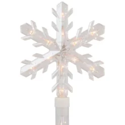 Northlight Lighted Snowflakes Christmas Outdoor Pathway Markers - 27" - Set Of 4 -Holiday Decoration Store GUEST c8c6fbc1 ef83 4dcb 9c14 47da849005b3
