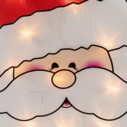 Northlight 12" Lighted Santa Claus Christmas Window Silhouette -Holiday Decoration Store GUEST c8d31c10 eeff 4867 9efb 51fa20e2452a