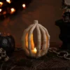 Northlight LED Lighted Skeleton Pumpkin Halloween Decoration - 6.25"
