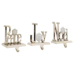 Northlight Peace, Joy And Noel Metal Christmas Stocking Holders - 6.5" - Set Of 3 9 Northlight Peace, Joy And Noel Metal Christmas Stocking Holders - 6.5" - Set Of 3 -Holiday Decoration Store GUEST cb3ccf79 fbf6 46f2 9780 e0f5e21281b0