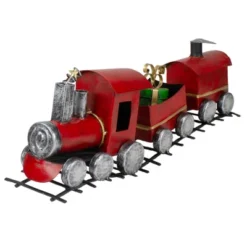 Northlight Triple Car Metal Train Christmas Decoration - 15" - Red And Silver 5 Northlight Triple Car Metal Train Christmas Decoration - 15" - Red And Silver -Holiday Decoration Store GUEST cb4dbc20 1ab5 4211 a925 8717e2062f6b