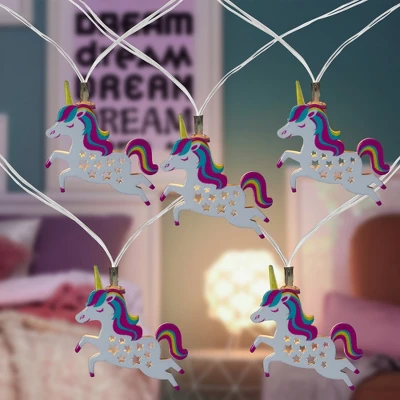 Northlight 10 B/O LED Warm White Unicorn Mini Lights - 3 Ft, Clear Wire 1 Northlight 10 B/O LED Warm White Unicorn Mini Lights - 3 Ft, Clear Wire