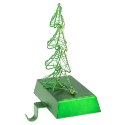 Northlight 8" LED Lighted Green Wired Christmas Tree Stocking Holder -Holiday Decoration Store GUEST cc67afd1 d380 4b2e aaf3 a25dda2dae07