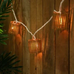 Northlight Tropical Bamboo Indoor Outdoor Patio String Light Set - 7.25' White Wire - 10ct -Holiday Decoration Store GUEST ceac4a76 6ff5 4d7e a021 72a2baf52e2c