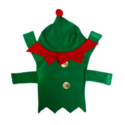 Northlight 27" Green And Red Christmas Elf Dog Costume - Size Extra Small 1 Northlight 27" Green And Red Christmas Elf Dog Costume - Size Extra Small