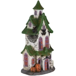 Northlight LED Lighted Haunted House With Skulls Halloween Decoration - 22.75" -Holiday Decoration Store GUEST d0477dda 9b5f 49d8 8310 34dc39106d3a