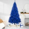 Northlight Pre-Lit Medium Pine Artificial Christmas Tree - 6' - Royal Blue - Clear Lights