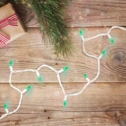 Northlight LED Mini Christmas Lights - Green - 16.25' White Wire - 50ct -Holiday Decoration Store GUEST d0b39e13 6ed2 40d2 bd63 98bb57092b26