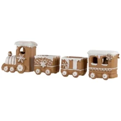 Northlight Frosted Snowflake Gingerbread Train Christmas Decoration - 5.5" - 4-Piece -Holiday Decoration Store GUEST d0dd27ce bbd7 41a3 8a0c 06566093d71c