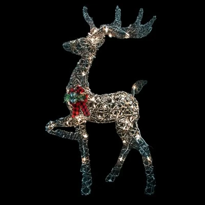 Northlight 60.25" Lighted Reindeer Stag Christmas Decoration 2 Northlight 60.25" Lighted Reindeer Stag Christmas Decoration - Image 2