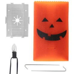 Northlight Lighted Jack-O-Lantern Halloween Outdoor Luminary Pathway Markers - 9.5" - Set Of 3 -Holiday Decoration Store GUEST d2b628fe 2540 4ce0 b2ed 8a8667795006