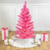 Northlight Pre-Lit Tinsel Artificial Christmas Tree - 3' - Pink - Clear Lights