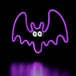 Northlight LED Bat Neon Lighted Halloween Wall Or Window Decoration - 15" - Purple -Holiday Decoration Store GUEST d41689e3 8c77 43f7 ad2a def94be99ce7