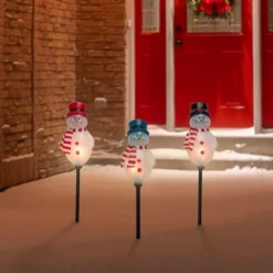 Northlight Lighted Snowmen Christmas Outdoor Pathway Markers - 16" - Set Of 3 21 Northlight Lighted Snowmen Christmas Outdoor Pathway Markers - 16" - Set Of 3 -Holiday Decoration Store GUEST d48fc81c 60f9 4a41 89b6 84d1ef455f78