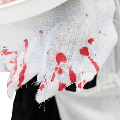 Northlight LED Lighted And Animated Skeleton Maid Head-in-Hand Halloween Figure - 57" 6 Northlight LED Lighted And Animated Skeleton Maid Head-in-Hand Halloween Figure - 57" - Image 6