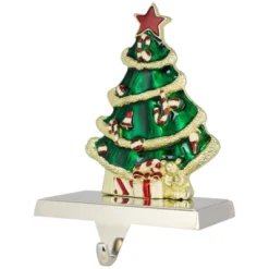 Northlight Decorated Christmas Tree Metal Stocking Holder - 6" -Holiday Decoration Store GUEST d5b24524 7007 464c 9c50 9d592e638629
