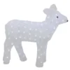 Northlight Lighted Commercial Grade Acrylic Baby Reindeer Christmas Outdoor Decoration - 18" - Polar White Lights
