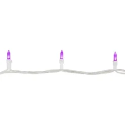 Northlight 50ct LED Mini String Lights Purple - 16.25' White Wire -Holiday Decoration Store GUEST d6e901e7 78ff 4bcd ae62 b6e70a31b7d1