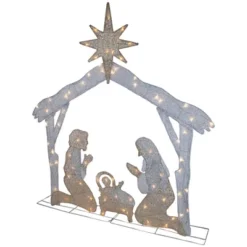 Northlight LED Lighted Holy Family Nativity Scene Outdoor Christmas Decoration - 44" - Warm White -Holiday Decoration Store GUEST d6fa19ea 9190 4f82 b15a 72d8d12923ae