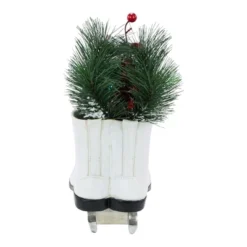 Northlight LED Lighted Ice Skates With Floral Arrangement Christmas Decoration - 12" -Holiday Decoration Store GUEST d7e47229 2dc2 4e03 bd74 1b35fca2c3d7