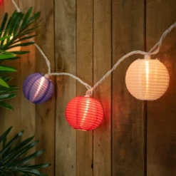 Northlight Patriotic Paper Lantern Patio String Lights - 7.5ft - White Wire - 10ct -Holiday Decoration Store GUEST d821c6b6 0d29 43df a3d8 647c2a91aa53