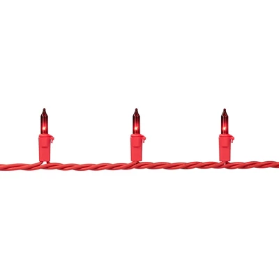 Northlight Mini Christmas Lights - Red - 20' Red Wire - 100ct 5 Northlight Mini Christmas Lights - Red - 20' Red Wire - 100ct - Image 5