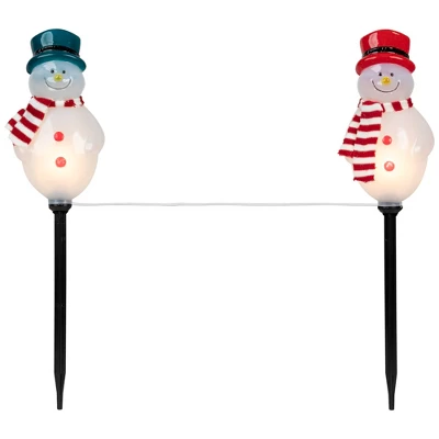 Northlight Lighted Snowmen Christmas Outdoor Pathway Markers - 16" - Set Of 3 7 Northlight Lighted Snowmen Christmas Outdoor Pathway Markers - 16" - Set Of 3 - Image 7