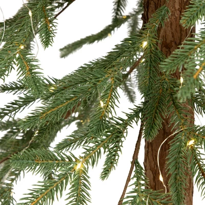 Northlight Pre-Lit Medium Alpine Artificial Christmas Tree - 6' - Clear LED Lights 8 Northlight Pre-Lit Medium Alpine Artificial Christmas Tree - 6' - Clear LED Lights - Image 8