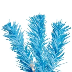 Northlight Pre-Lit Medium Artificial Pine Christmas Tree - 4' - Sky Blue - Clear Lights -Holiday Decoration Store GUEST d9051338 9931 43e9 bb4b 6e030bddf31c