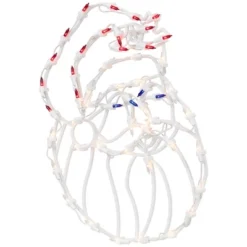 Northlight Lighted Santa Claus Christmas Window Decoration - 18" -Holiday Decoration Store GUEST da04fc60 a85d 4e90 aa28 c5bfd4595127