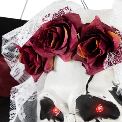 Northlight Lighted Skeleton Couple With Sound Halloween Decoration - 47" 5 Northlight Lighted Skeleton Couple With Sound Halloween Decoration - 47" - Image 5