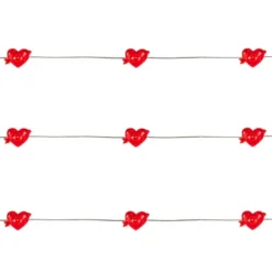 Northlight 20-Count Valentine's Day Heart And Arrow LED Fairy Lights, 6.25ft, Copper Wire -Holiday Decoration Store GUEST dab44616 0dd3 430e 9940 3ea35d9ffdab