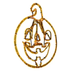 Northlight 18" Orange Jack O Lantern 4 Function LED Lighted Halloween Window Silhouette -Holiday Decoration Store GUEST de192b35 4625 487a 9e8d 4dd553b2af52