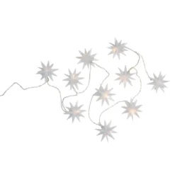 Northlight 10-Count LED White Star Christmas Fairy Lights, 5.25ft, Copper Wire -Holiday Decoration Store GUEST de9c4161 7676 425e 821b 44ff1fc3dd6c