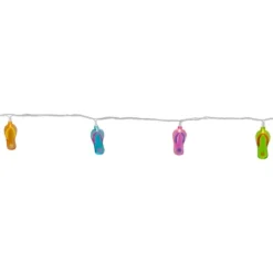 Northlight 10 Ct Multi Color Flip Flops String Light Set - 7.25' White Wire 12 Northlight 10 Ct Multi Color Flip Flops String Light Set - 7.25' White Wire -Holiday Decoration Store GUEST df025a9f bd31 42b1 885b 7452b11cac4e