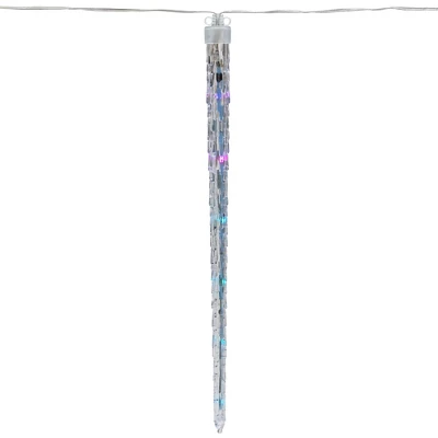 Northlight LED Color Changing Cascading Icicle Christmas Light Tubes - Multicolor - 13' Clear Wire - 5ct 3 Northlight LED Color Changing Cascading Icicle Christmas Light Tubes - Multicolor - 13' Clear Wire - 5ct - Image 3