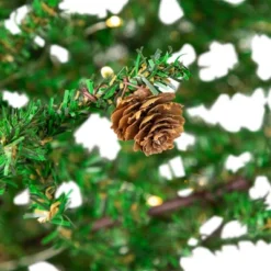 Northlight Pre-lit Christmas Tree With Pinecones And Burlap Base - 4' - Clear Lights -Holiday Decoration Store GUEST dfb17d3e a3dd 453b b1c3 52cace1b3868