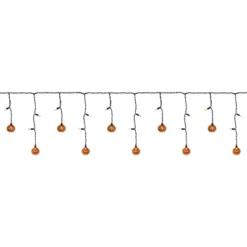 Northlight LED Lighted Pumpkin Halloween Curtain Icicle Lights - Orange - 5.25' Black Wire - 25ct 9 Northlight LED Lighted Pumpkin Halloween Curtain Icicle Lights - Orange - 5.25' Black Wire - 25ct -Holiday Decoration Store GUEST e1071341 e6de 48d6 9b9b e7ca4392d9b9