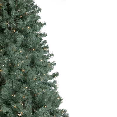 Northlight 7.5' Pre-Lit Colorado Blue Spruce Artificial Christmas Tree, Clear Lights 4 Northlight 7.5' Pre-Lit Colorado Blue Spruce Artificial Christmas Tree, Clear Lights - Image 4